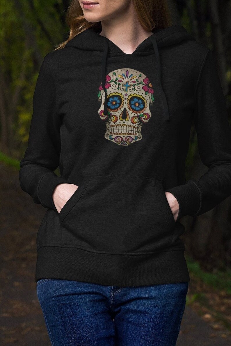 women's skull hoodies