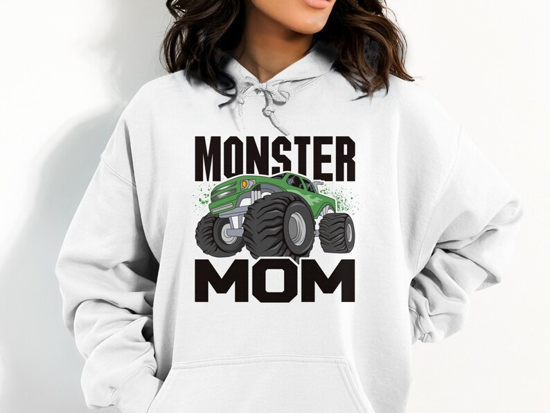 Simple Monster Truck Svg, Cute Monster Truck Mom Svg