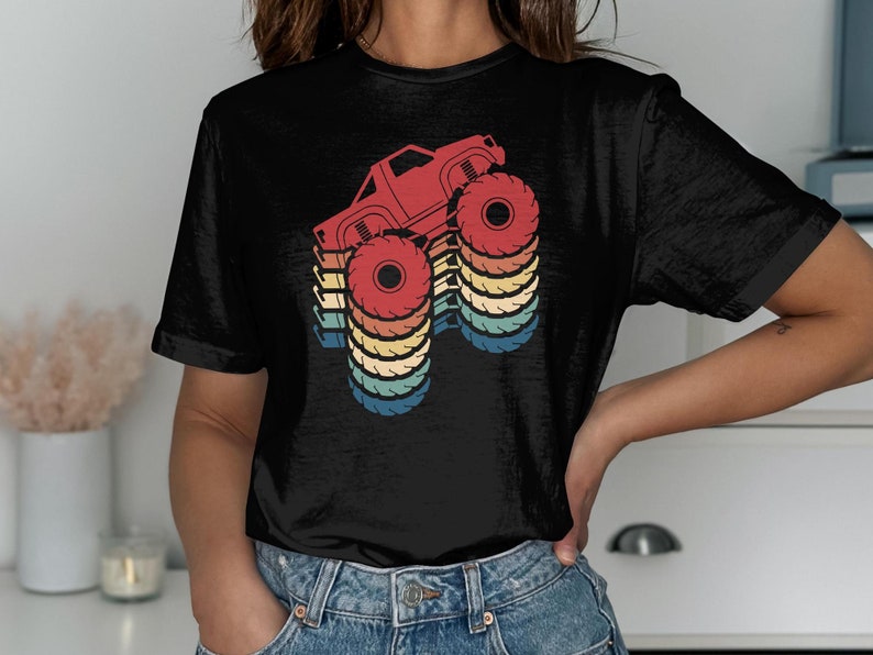 Monster Truck Svg, Retro Monster Truck Svg Monster Truck Lover Svg