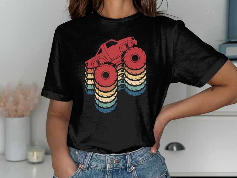 Monster Truck Svg, Retro Monster Truck Svg Monster Truck Lover Svg#1