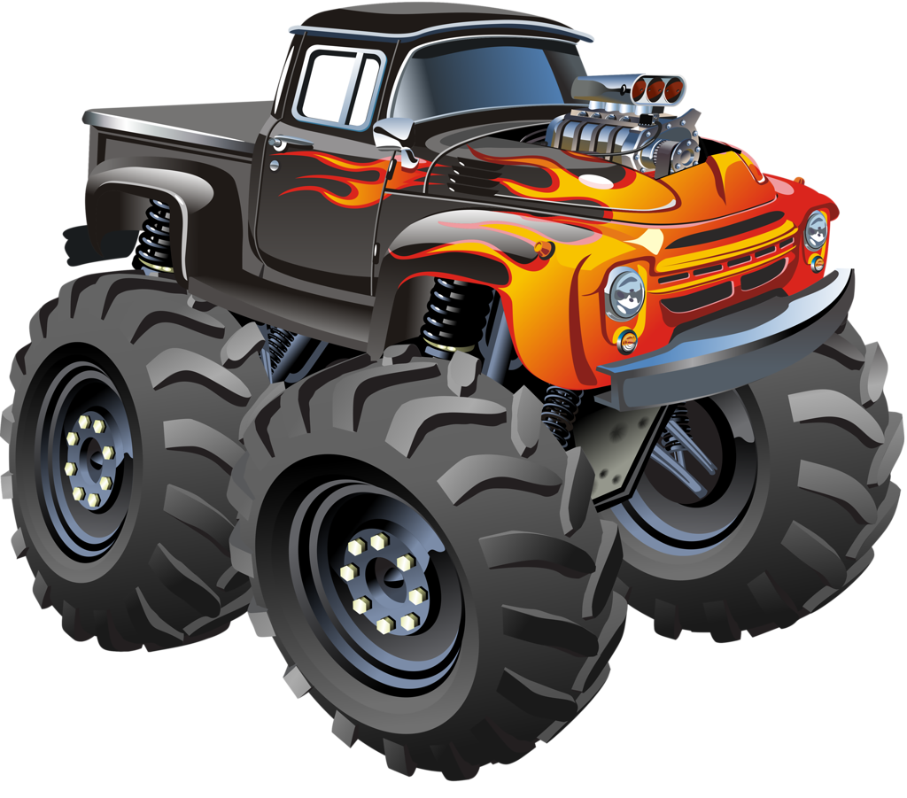 Free Monster Truck Svg, Monster Truck Silhouette Design Svg