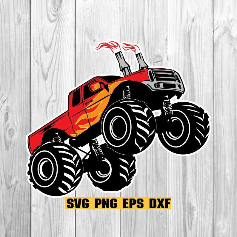 Monster Truck Svg, Big Truck Extreme Truck Svg#1