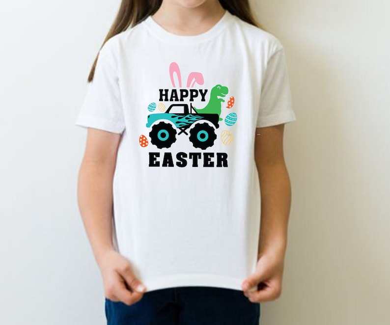 Monster Truck Svg, Easter Dinosaur Svg T-Rex Svg#2