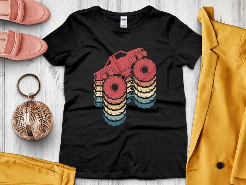 Monster Truck Svg, Retro Monster Truck Svg Monster Truck Lover Svg#5