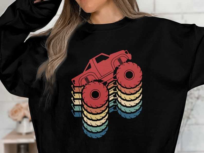 Monster Truck Svg, Retro Monster Truck Svg Monster Truck Lover Svg#4
