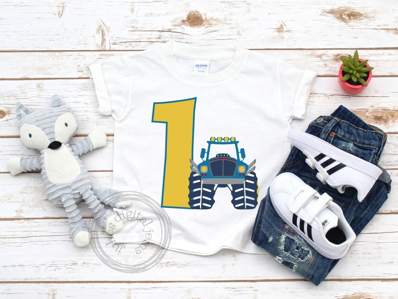 Monster Truck Birthday Svg, 1st Birthday SVG