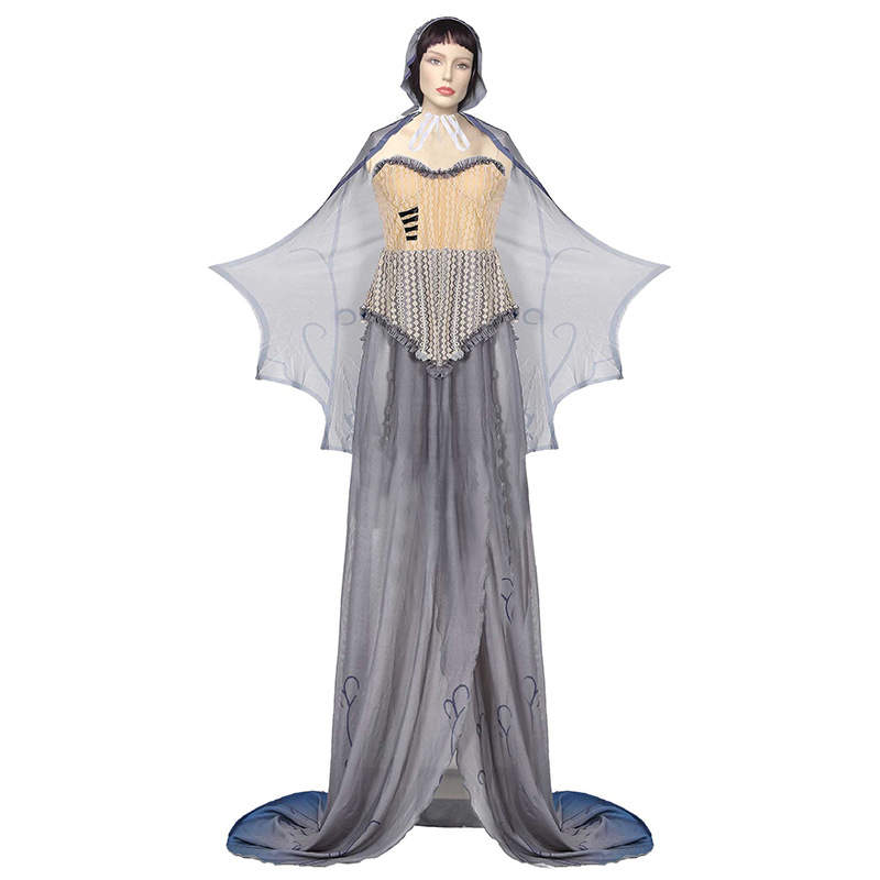 CalineCouture Corpse Bride Dress - Halloween Costume