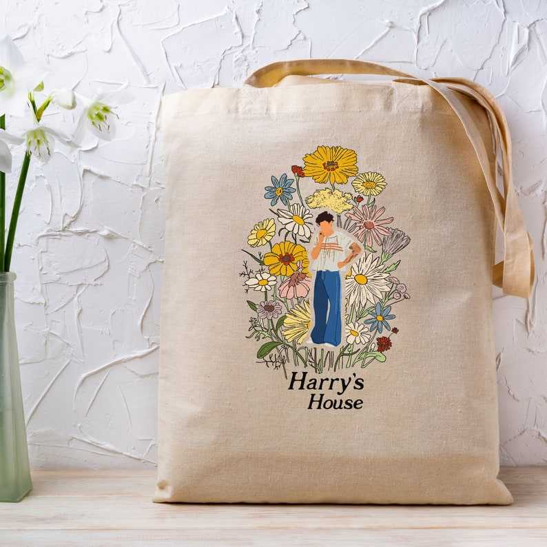 Harry Styles New Album 2022 Totebag, Harry's House Trendy Totebag#1