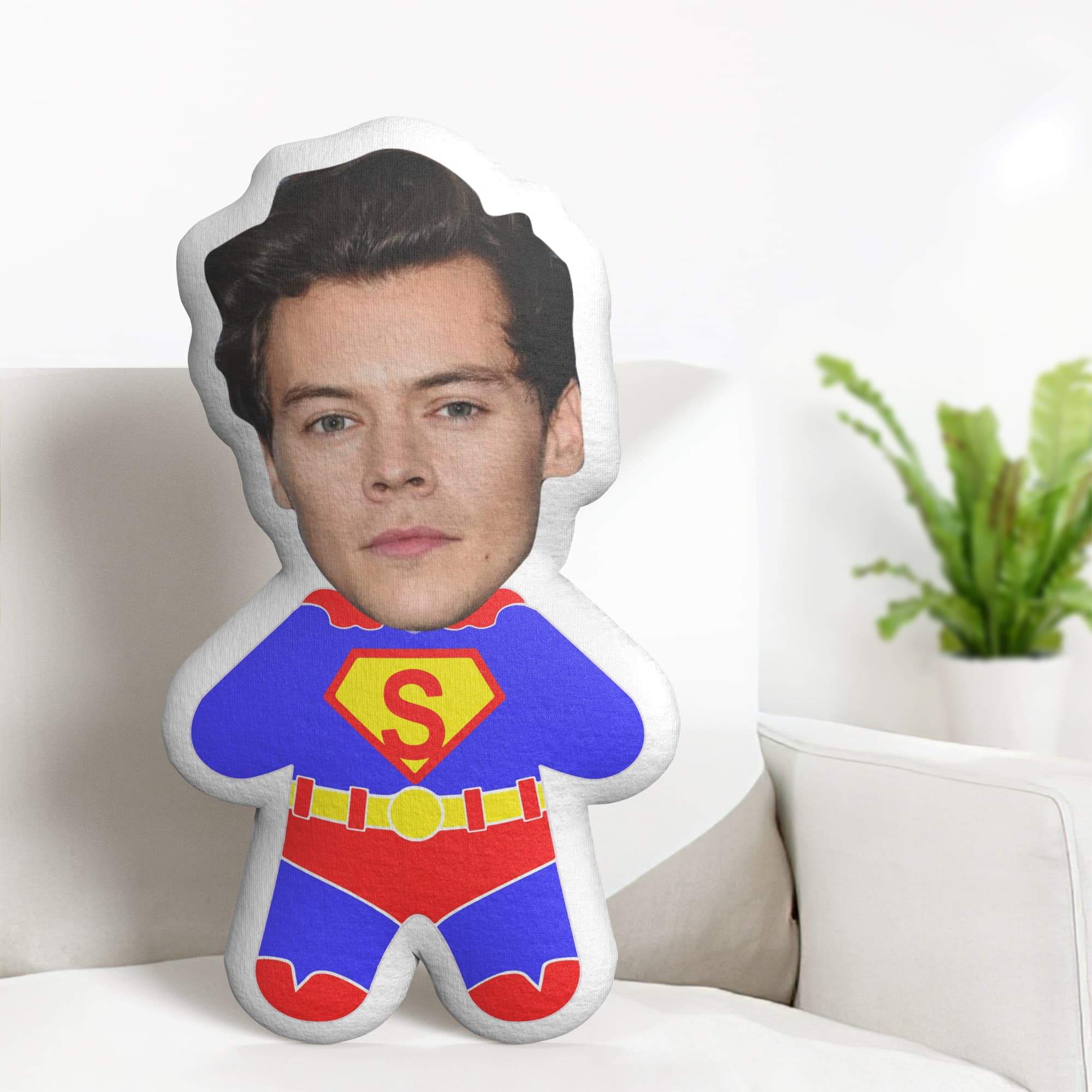 Harry Styles Minime Pillow Cartoon Superman Minime Doll