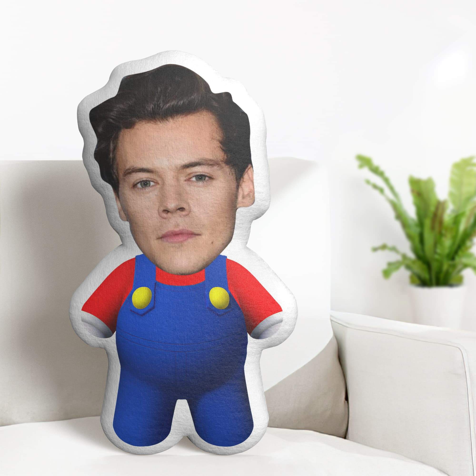 Harry Styles Minime Pillow Cartoon Mario Minime Doll