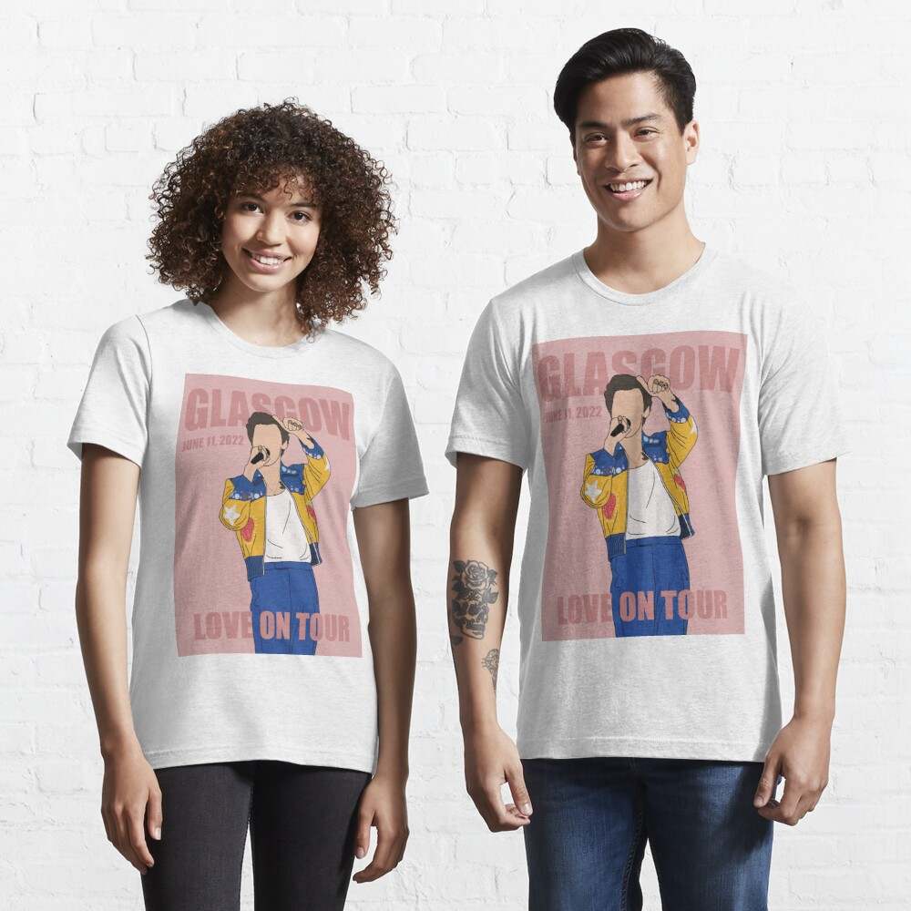 Harry Styles T-shirt, Love On Tour GLASGOW Essential T-Shirt#1