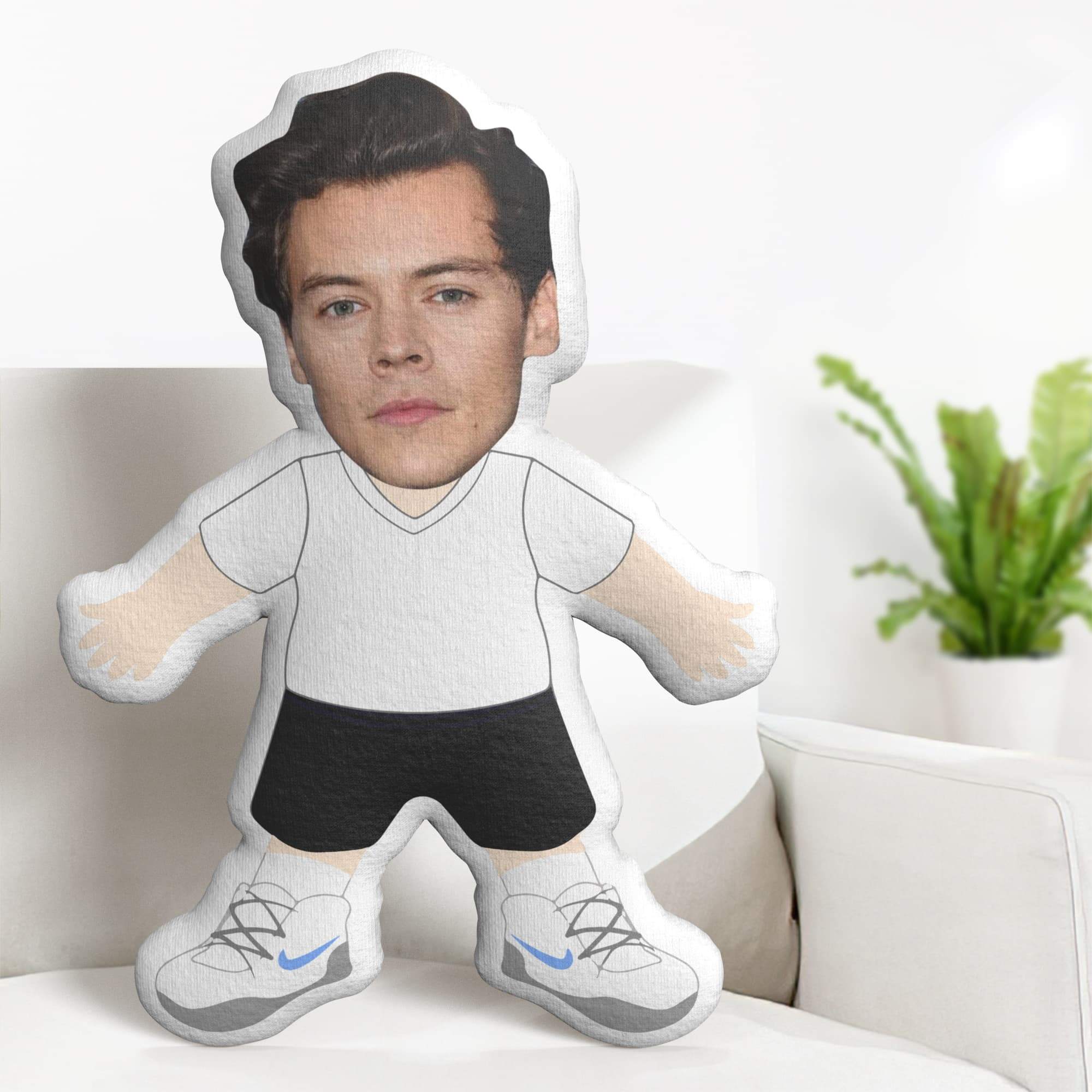 Harry Styles Minime Pillow White Shirt Minime Doll