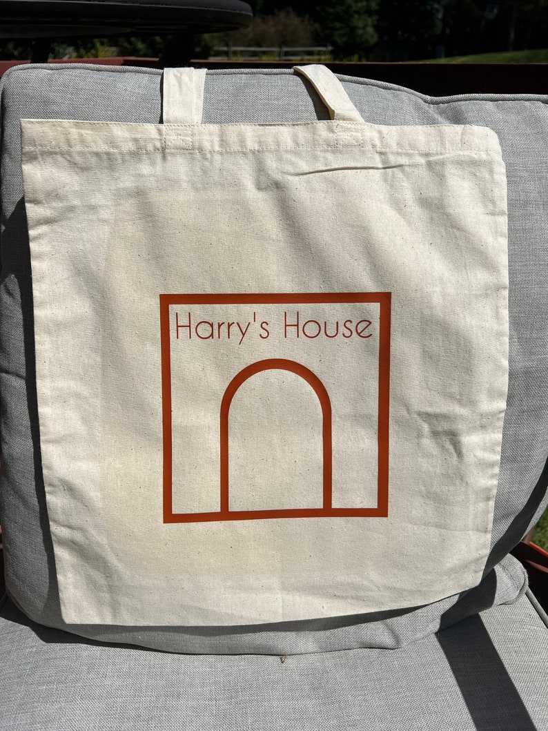 Harry Styles New Album 2022 Totebag, Harry's House Or Louis Tomlinson Smiley Totebag#3
