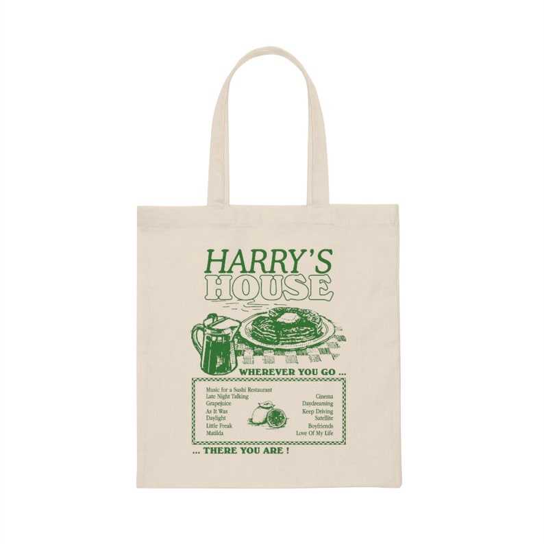 Harry Styles New Album 2022 Totebag, Harry's House Track List 2022 Totebag#1