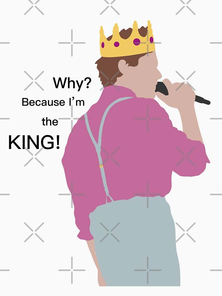 Harry Styles T-shirt, Harry Styles Because I Am The KING#4