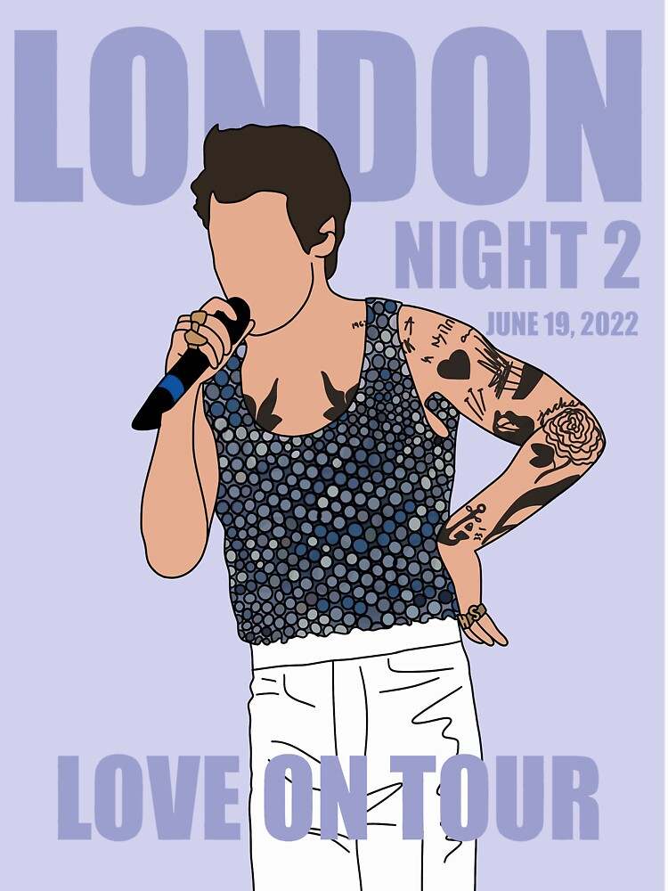 Harry Styles T-shirt, Love On Tour LONDON Night 2 T-Shirt#4