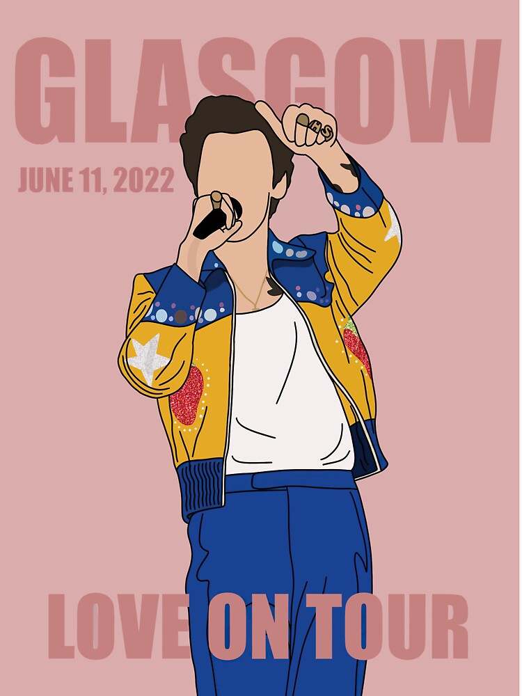 Harry Styles T-shirt, Love On Tour GLASGOW Essential T-Shirt#4