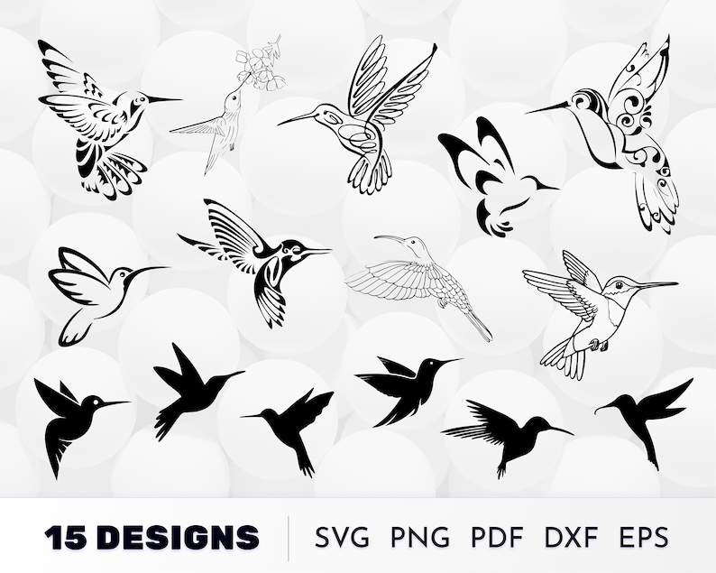 Hummingbird Svg, Bird Svg Hummingbird Clipart Hummingbird Cut File Hummingbird Vector#1