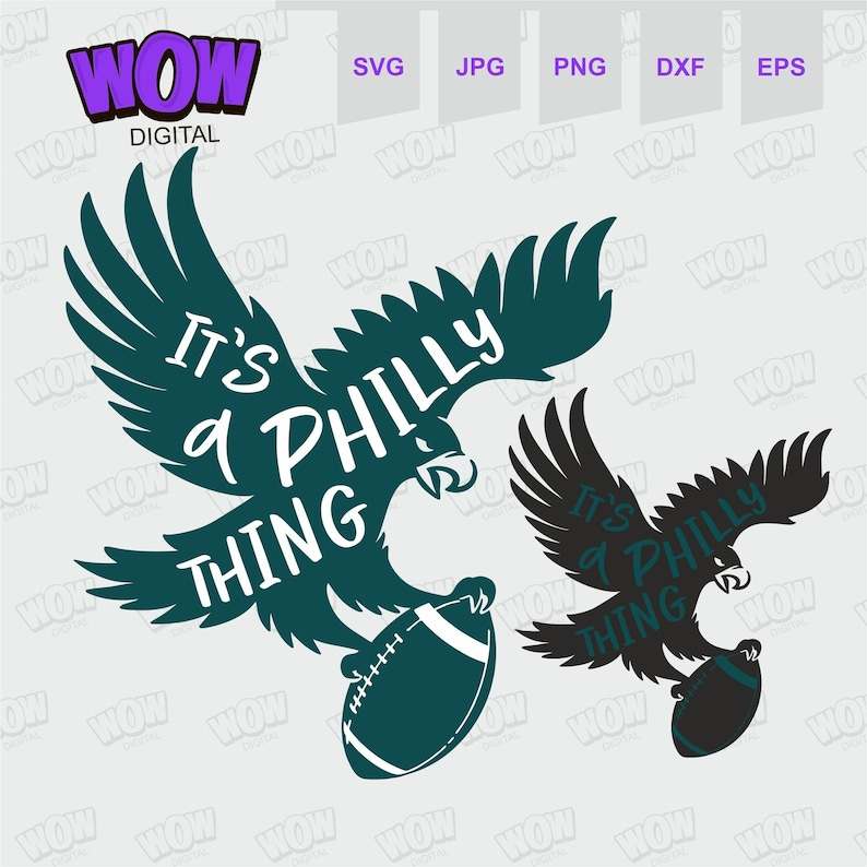 Go Birds Philadelphia Philly Eagles PNG SVG Digital 