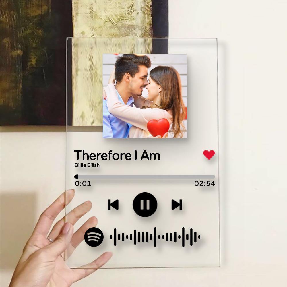 Spotify Art Scannable Spotify Code Custom Music Song Plaque Frame - 4 ...