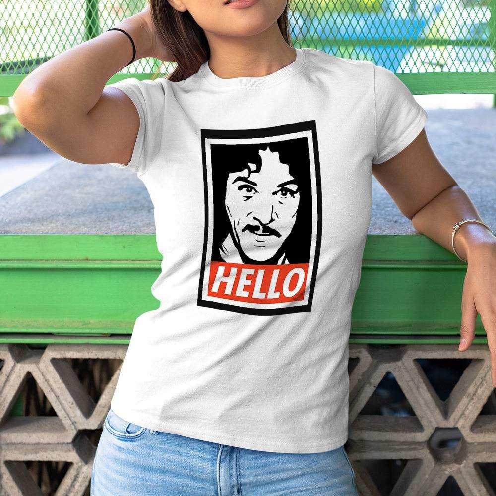 Hello Meme T-shirt Hello Inigo Montoya T-shirt Cotton Shirt