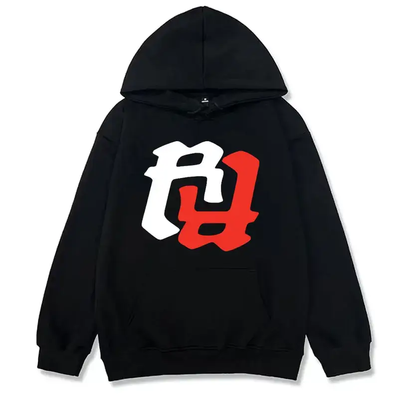 Rapper RR KanKan Logo Graphic Print Hoodies