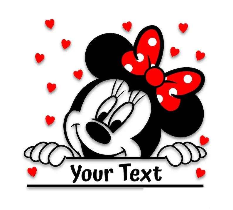 Minnie Mouse SVG | Classic Disney Charm | Free Minnie Mouse SVG