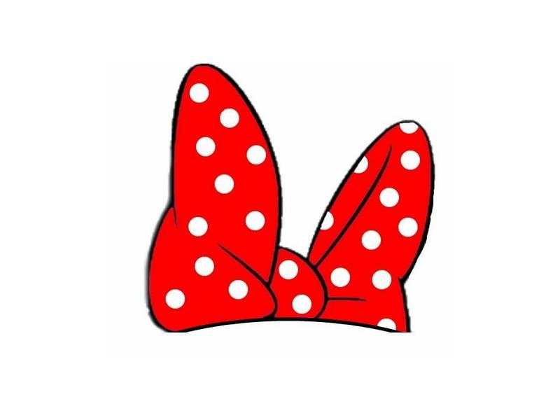 minnie mouse red bow template