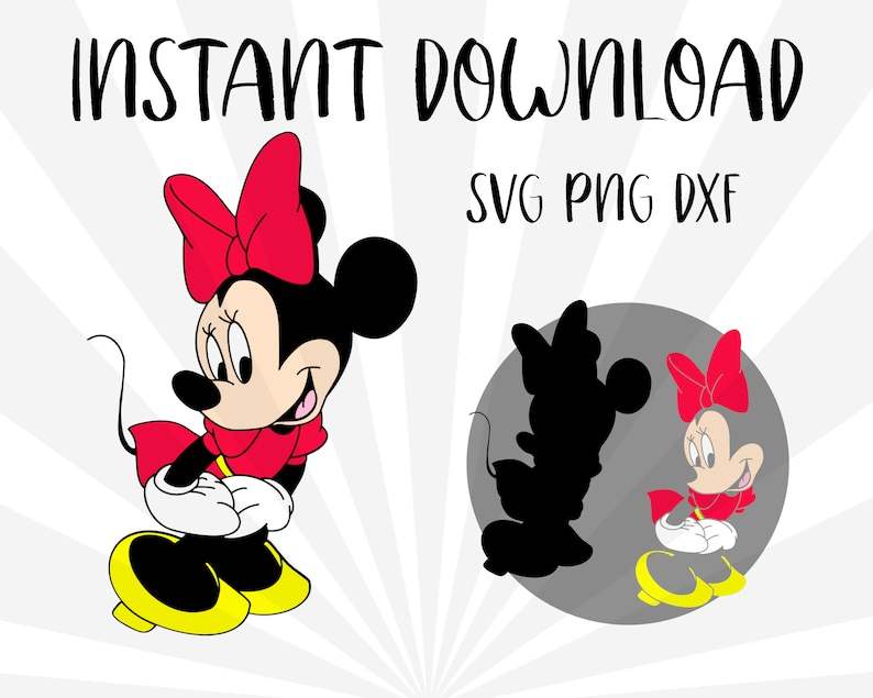 Minnie Mouse SVG, Classic Disney Charm