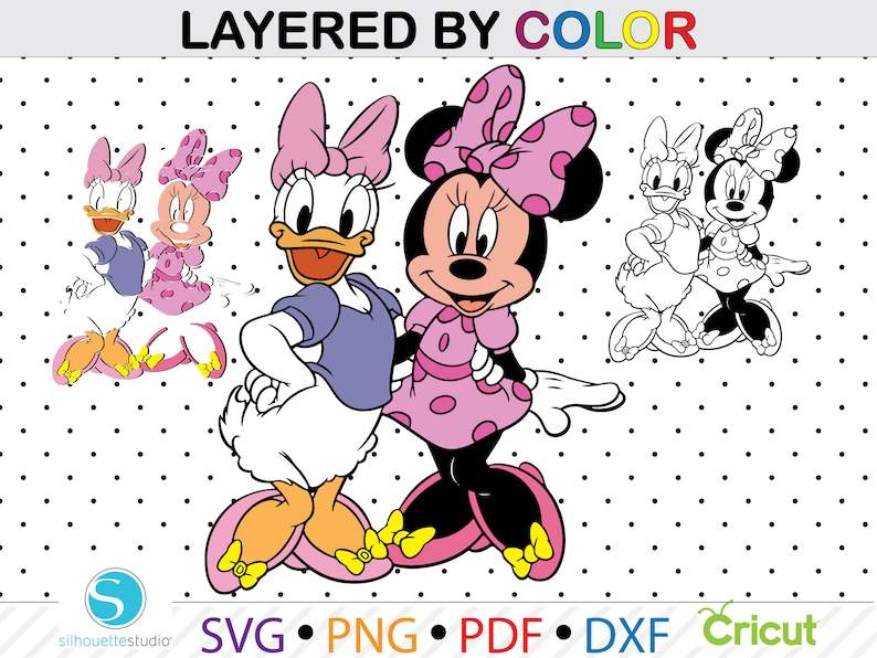 Mickey Mouse & Minnie Mouse Christmas 12 Items in SVG, Jpg ,pdf ,png and  Eps Digital Download 