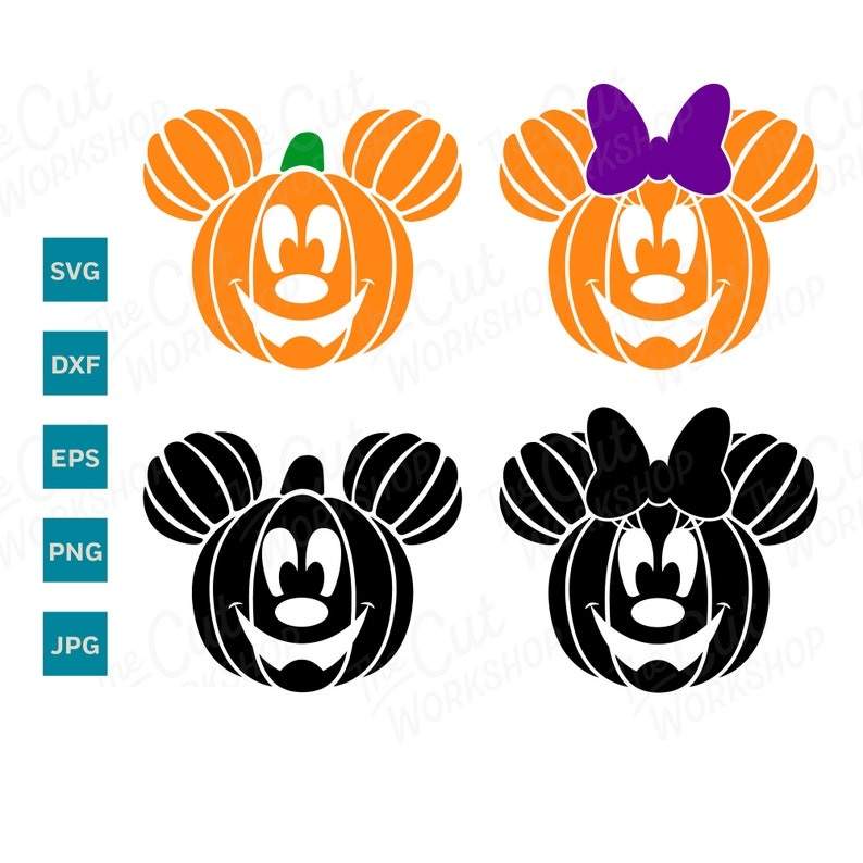 pumpkin stencils minnie mouse
