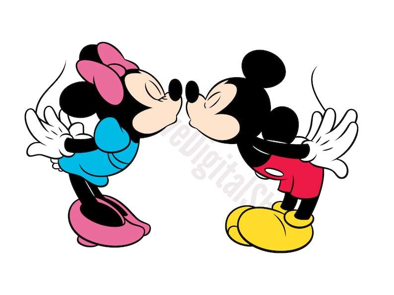 Mickey and Minnie,Mickey & Minnie couple, Mickey and Minnie sitting Mouse  Digital Download, pdf png svg, dxf, Cricut, Silhouette Cut File