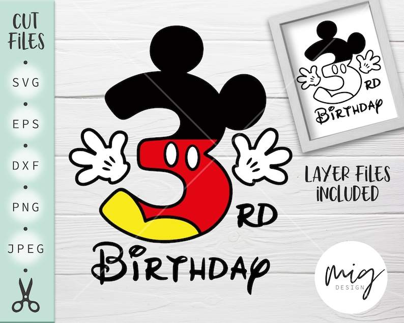 mickey mouse birthday png 1