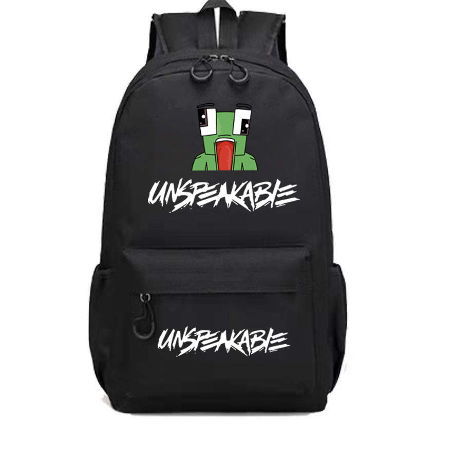 UNSPEAKABLE Canvas School Bag, Unspeakable Backpack#1