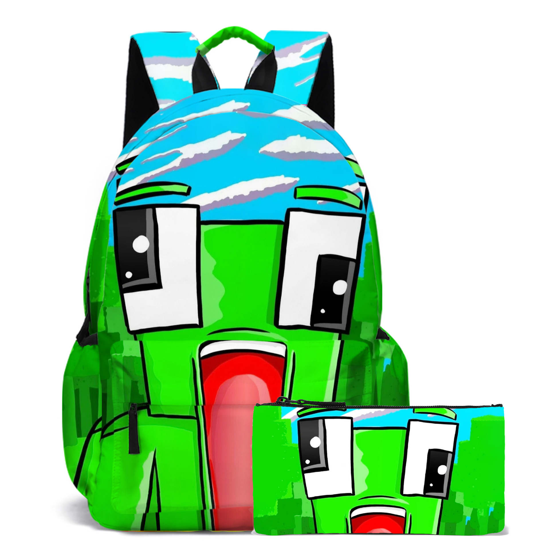 Unspeakable School Bag, Cartoon Cute Elementary School Backpack, Twill Cloth Anti-Spilling Water, Lightweight School Bag#9