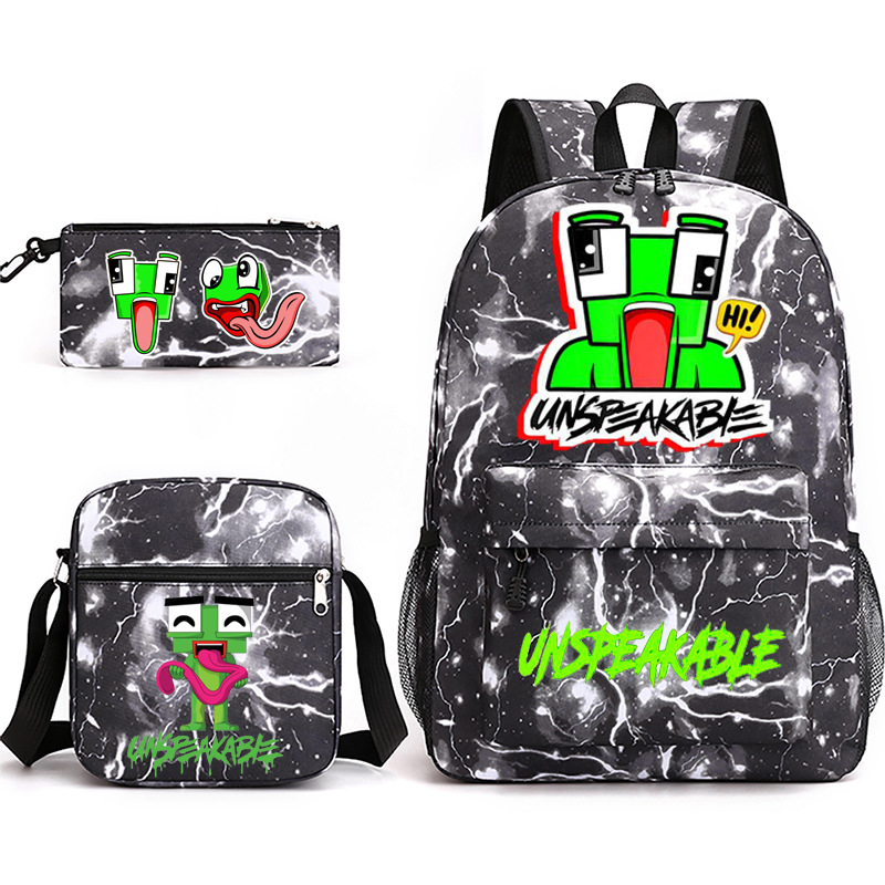 Shop Durable Unspeakable Backpack 3 Pcs Set At An Affordable Price ...