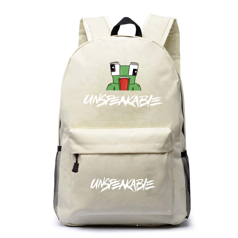 New Unspeakable Printed Backpack, Travel Bag, Computer Bag#1