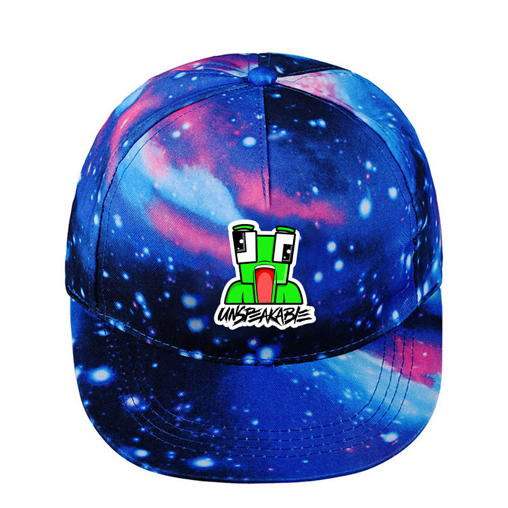 Unspeakable Starry Sky Blue Fashion Cartoon Personality Trend Baseball Cap#1