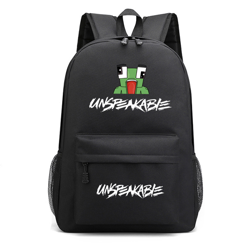 Unspeakable Travel Backpack, Unspeakable Frog Logo Gaming Backpack for Children and Adults#1