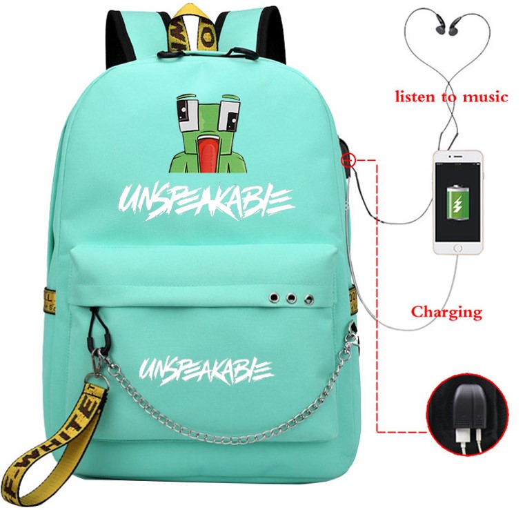 Hot Selling Unspeakable Pattern Printing Backpack Travel Bag Computer Bag  Student School Bag New-9_s