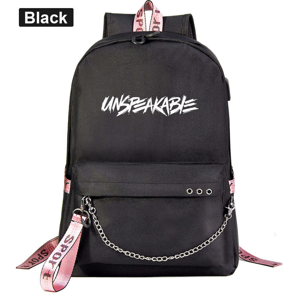Unspeakable USB Casual Backpack, 14 Styles#8