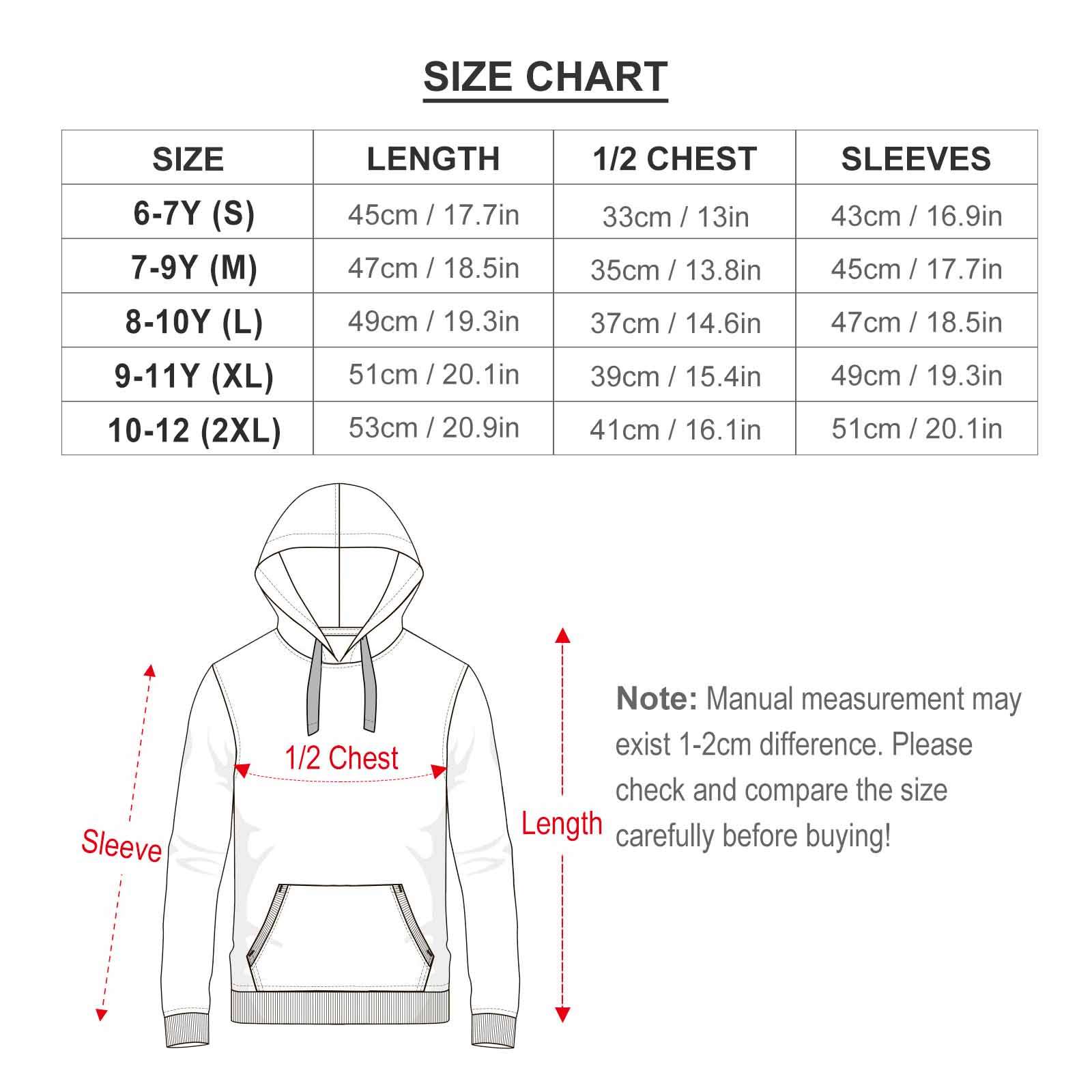 Unspeakable Kid Hoodie Long Sleeve Doodle Kid Hoodie