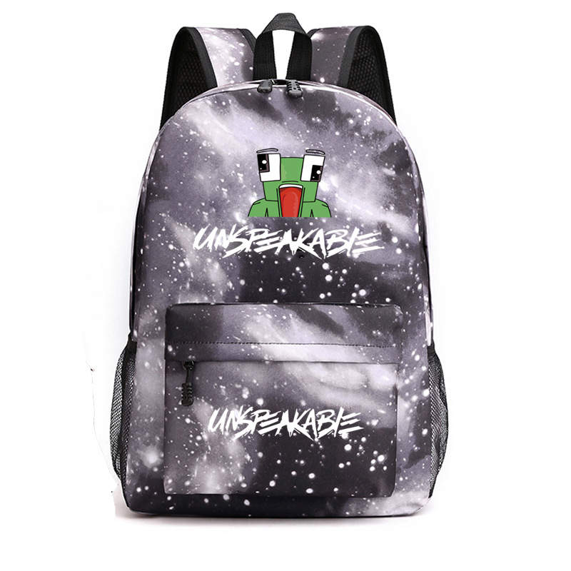 New Unspeakable Printed Backpack, Travel Bag, Computer Bag#4