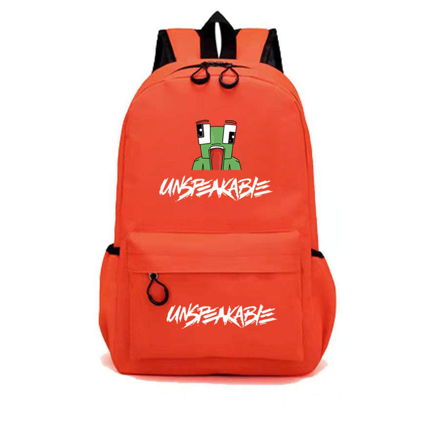 UNSPEAKABLE Canvas School Bag, Unspeakable Backpack#3