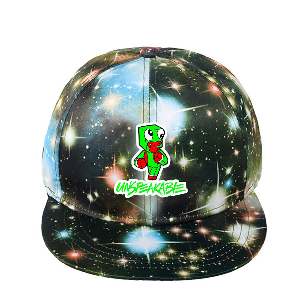 Unspeakable Starry Sky Green Fashion Cartoon Personality Trend Baseball Cap#4