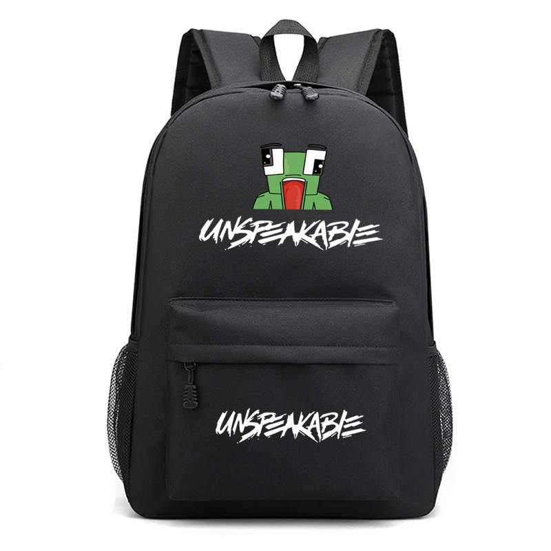 New Unspeakable Printed Backpack, Travel Bag, Computer Bag#2
