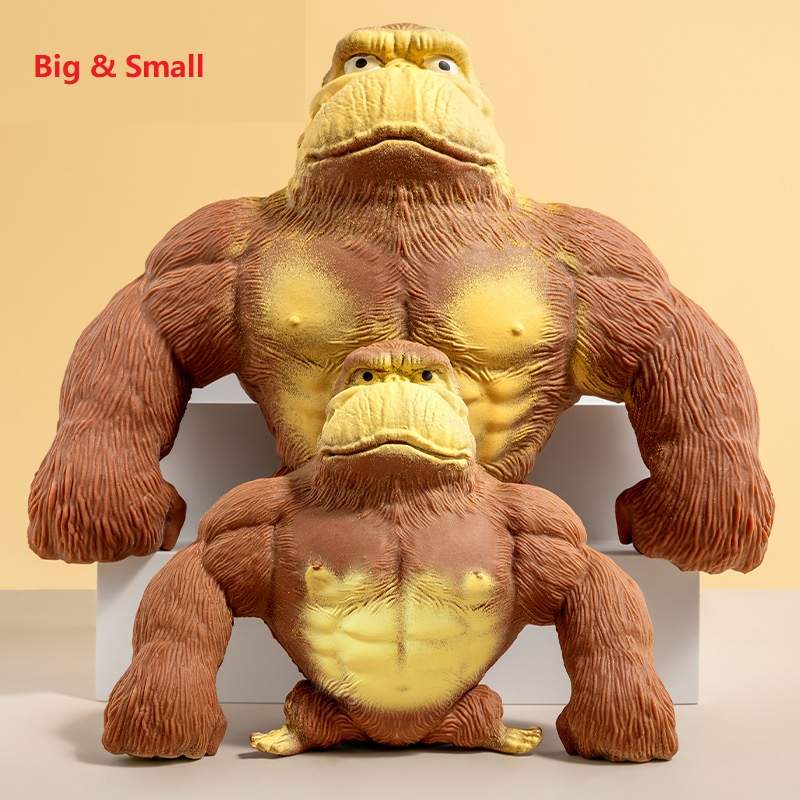 Unspeakable Gorilla Pressure Decompression Vent Toys, Orangutan Squishy#3
