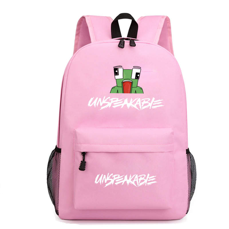New Unspeakable Printed Backpack, Travel Bag, Computer Bag#3