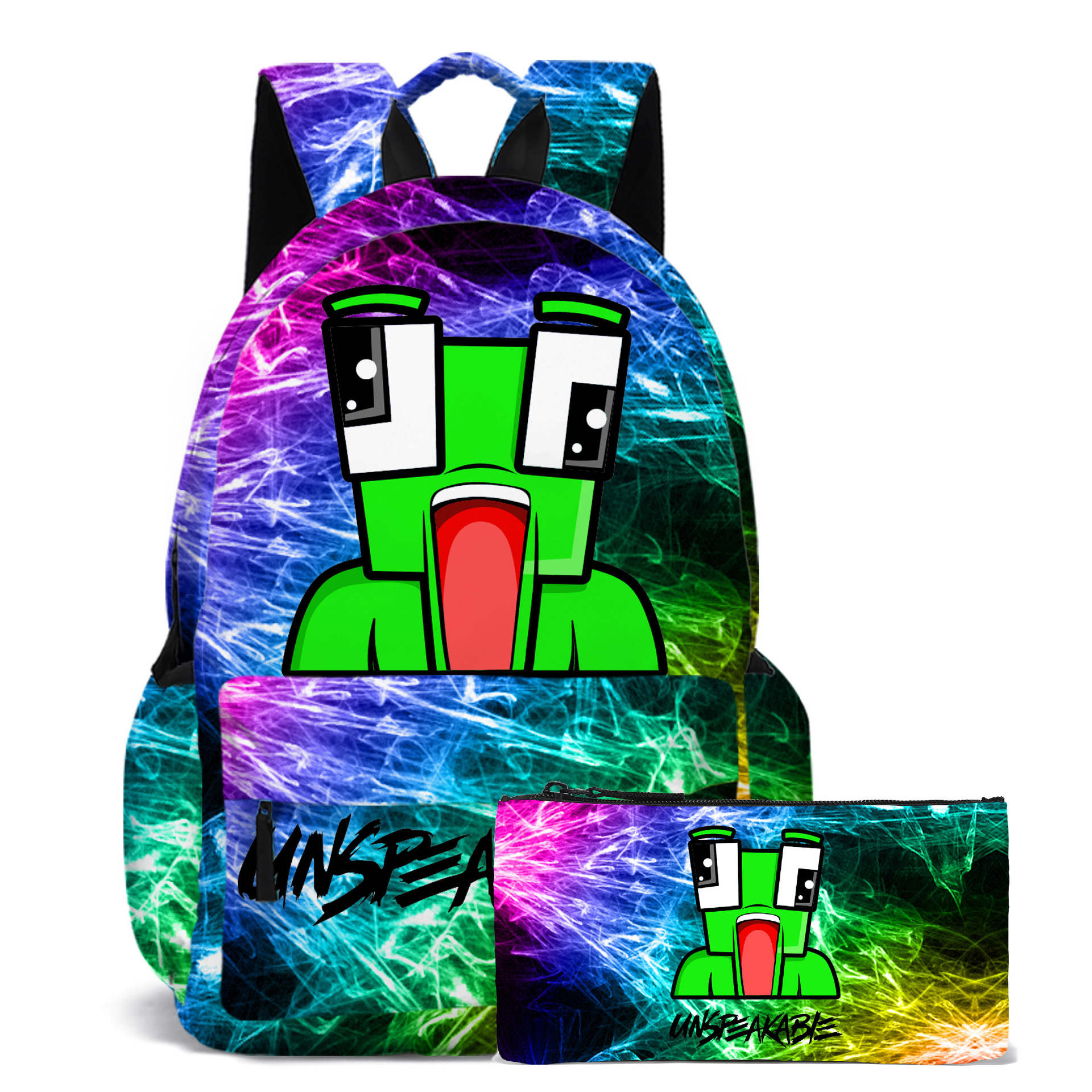 Unspeakable School Bag, Cartoon Cute Elementary School Backpack, Twill Cloth Anti-Spilling Water, Lightweight School Bag#7