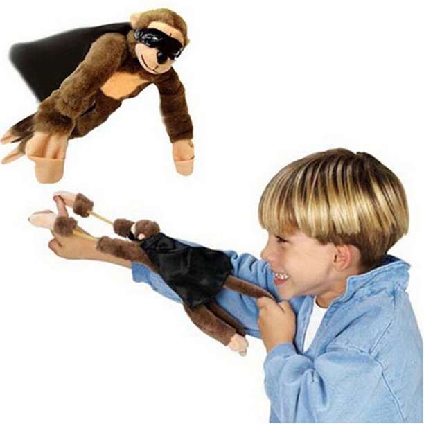 Playmaker Toys Flingshot Flying Frog, Monkey, Pig, Duck, Cow, Chicken#4